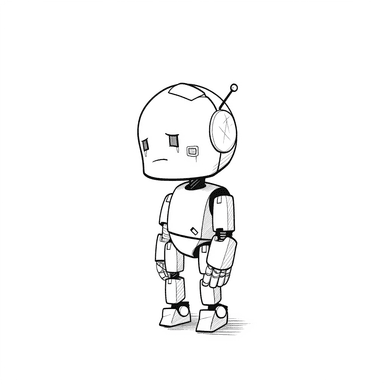 Sad robot