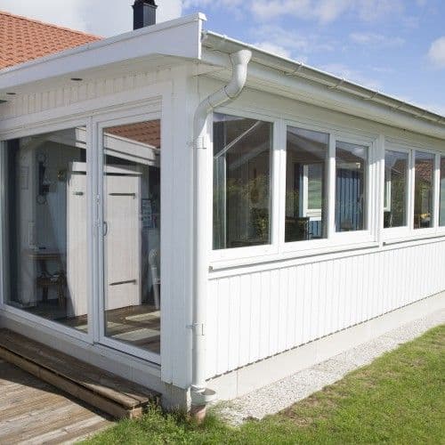 Stort fast fönster i pvc Stort fast fönster i pvc